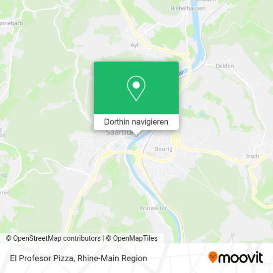 El Profesor Pizza Karte