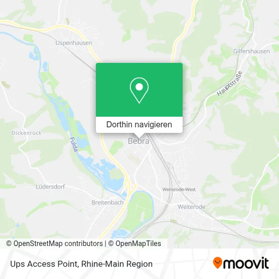 Ups Access Point Karte