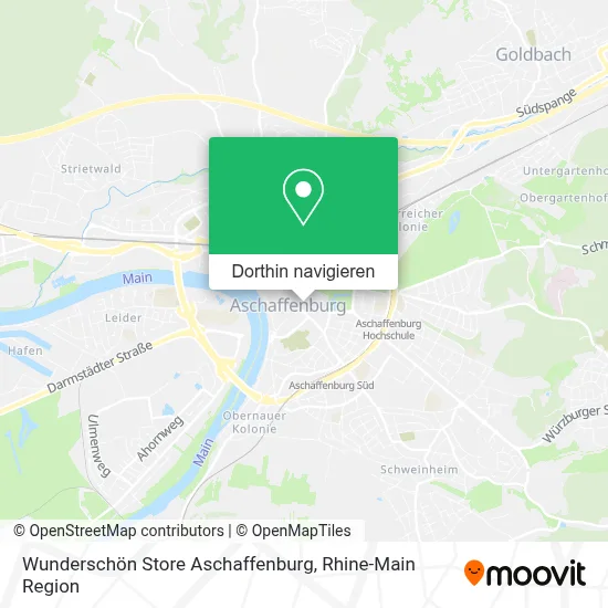 Wunderschön Store Aschaffenburg Karte
