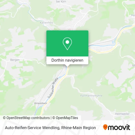 Auto-Reifen-Service Wendling Karte