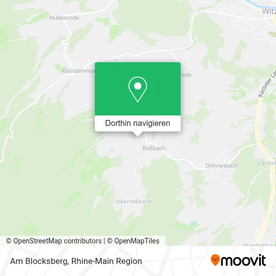 Am Blocksberg Karte