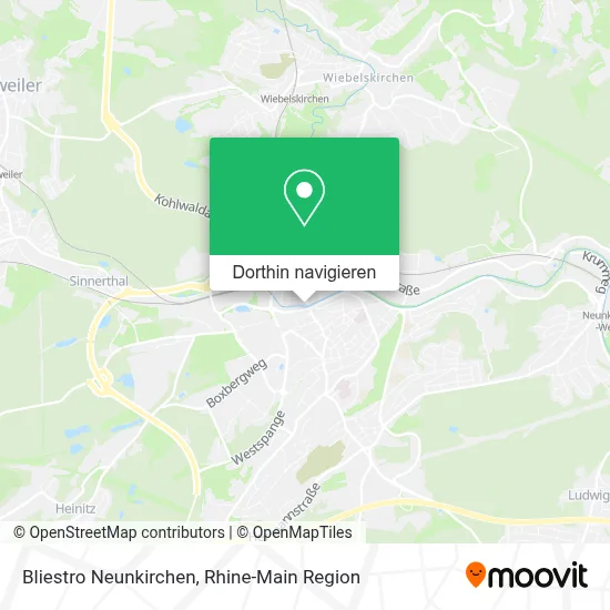 Bliestro Neunkirchen Karte