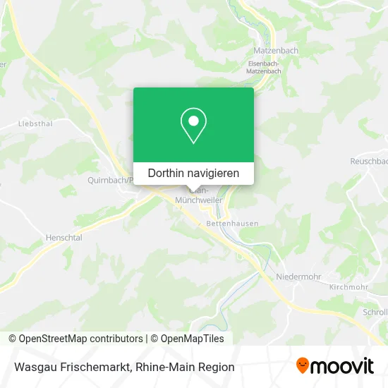 Wasgau Frischemarkt Karte