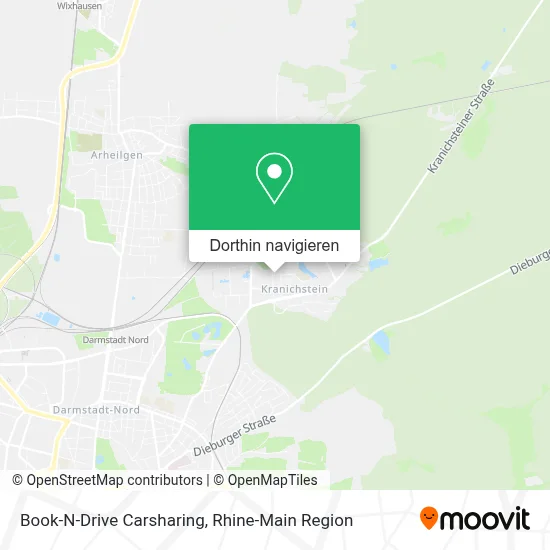 Book-N-Drive Carsharing Karte