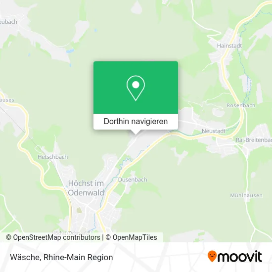 Wäsche Karte