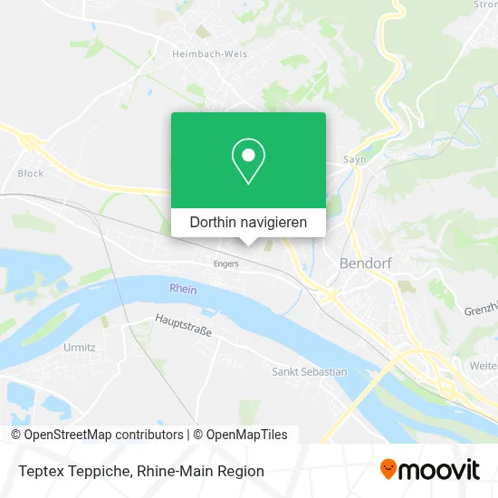 Teptex Teppiche Karte