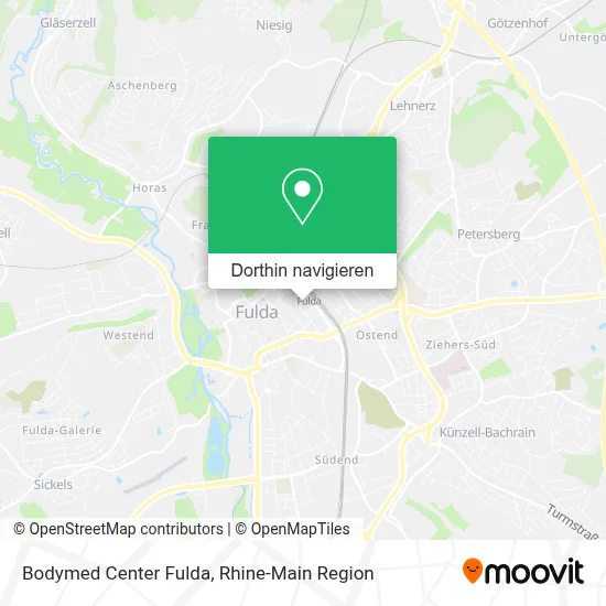 Bodymed Center Fulda Karte