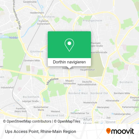 Ups Access Point Karte