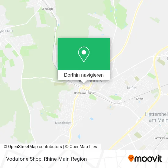 Vodafone Shop Karte