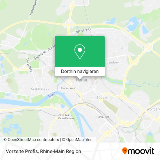 Vorzelte Profis Karte