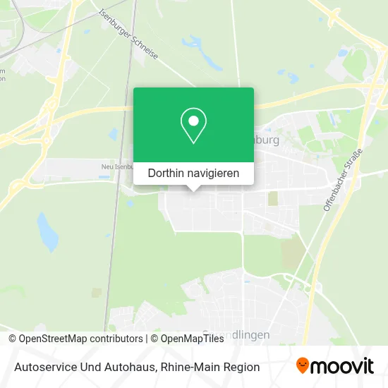 Autoservice Und Autohaus Karte