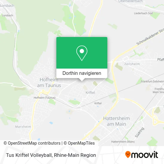 Tus Kriftel Volleyball Karte