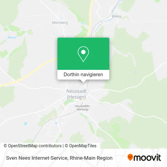 Sven Nees Internet-Service Karte