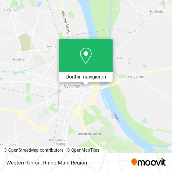 Western Union Karte