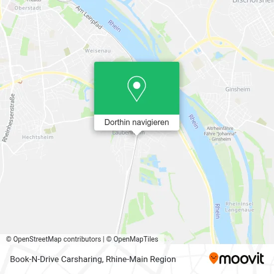 Book-N-Drive Carsharing Karte