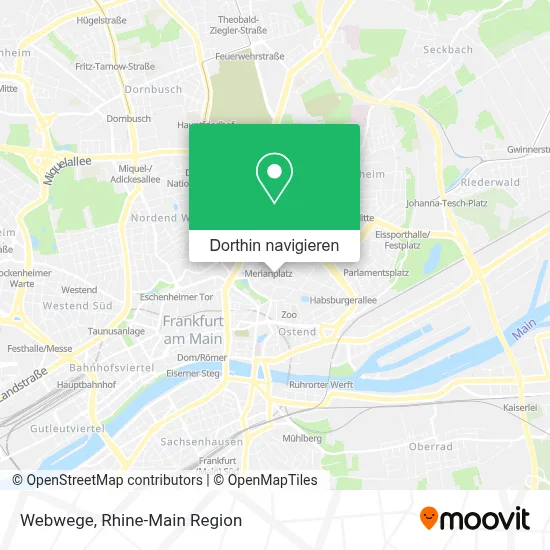 Webwege Karte