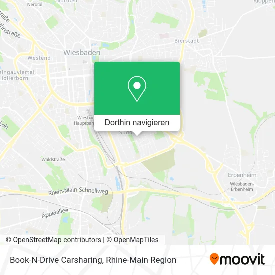 Book-N-Drive Carsharing Karte