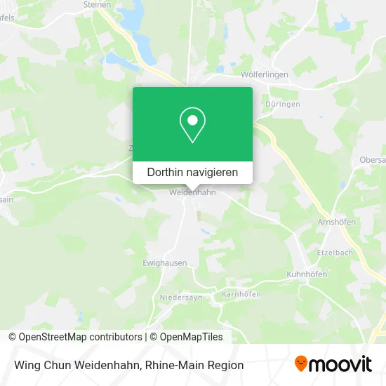 Wing Chun Weidenhahn Karte