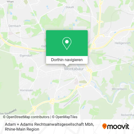 Adam + Adams Rechtsanwaltsgesellschaft Mbh Karte