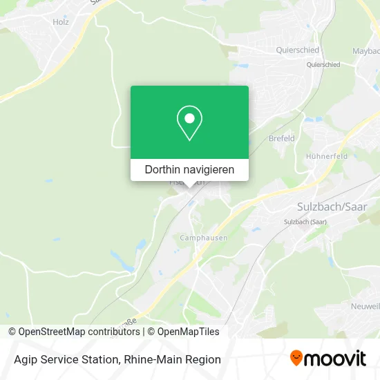 Agip Service Station Karte