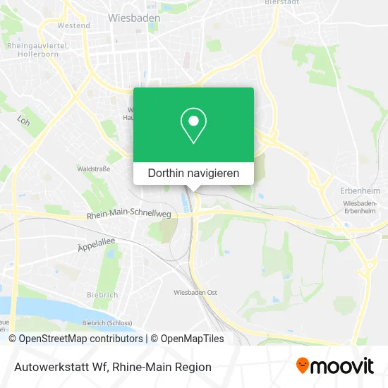 Autowerkstatt Wf Karte