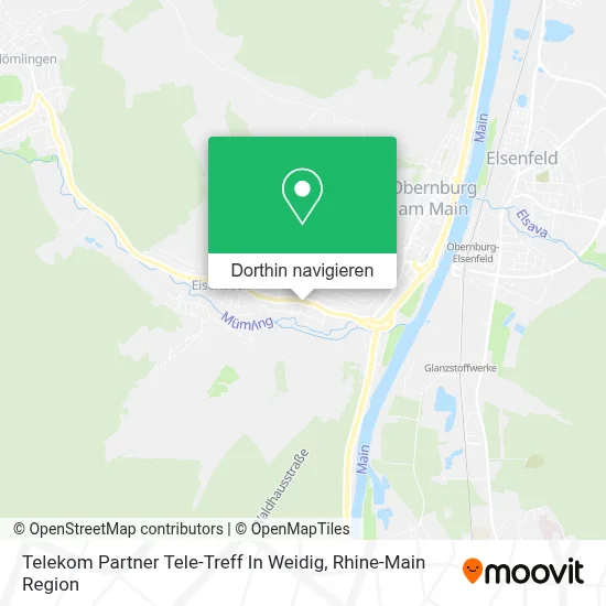 Telekom Partner Tele-Treff In Weidig Karte