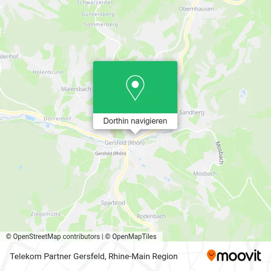 Telekom Partner Gersfeld Karte
