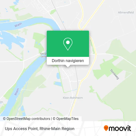 Ups Access Point Karte