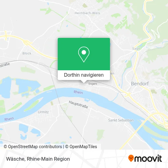 Wäsche Karte