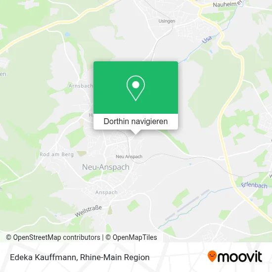Edeka Kauffmann Karte