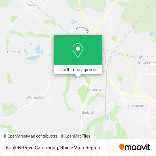 Book-N-Drive Carsharing Karte