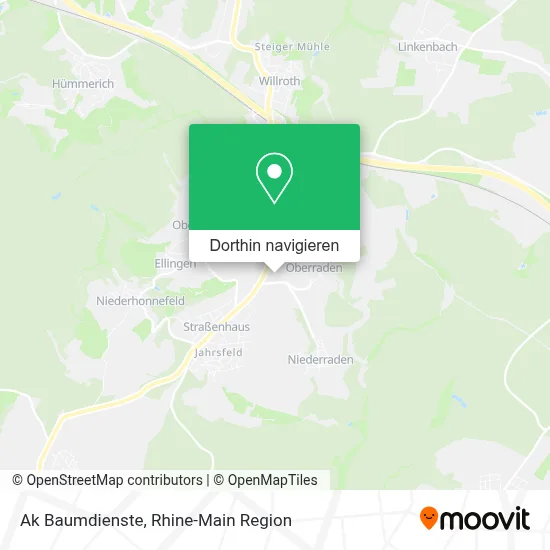Ak Baumdienste Karte