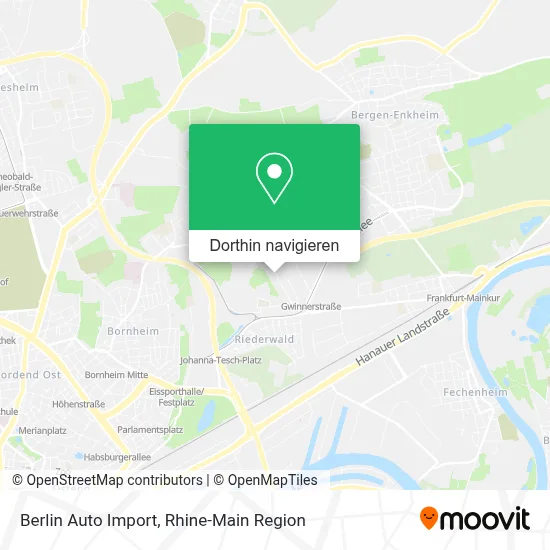 Berlin Auto Import Karte