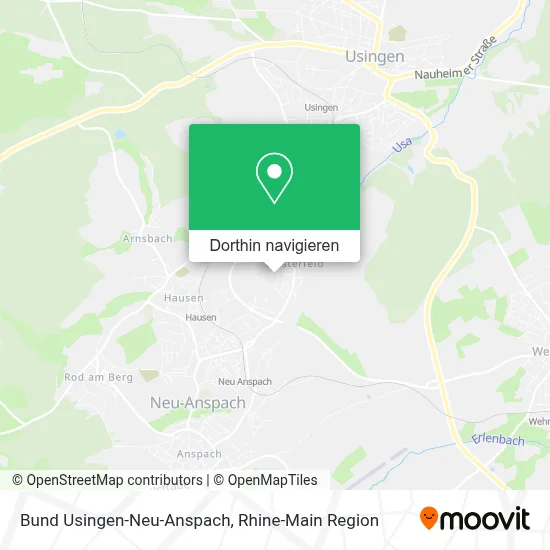 Bund Usingen-Neu-Anspach Karte