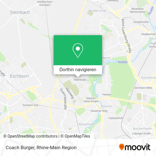 Coach Burger Karte