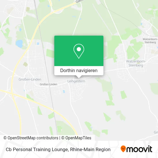 Cb Personal Training Lounge Karte