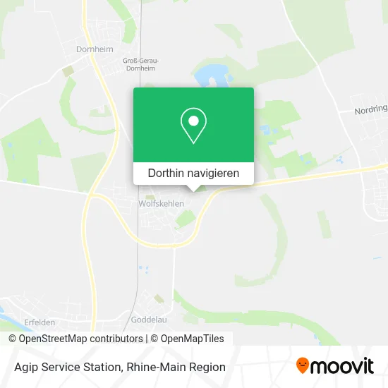 Agip Service Station Karte