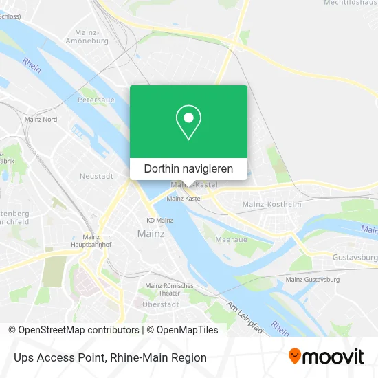 Ups Access Point Karte