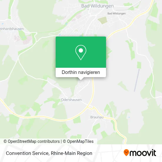 Convention Service Karte