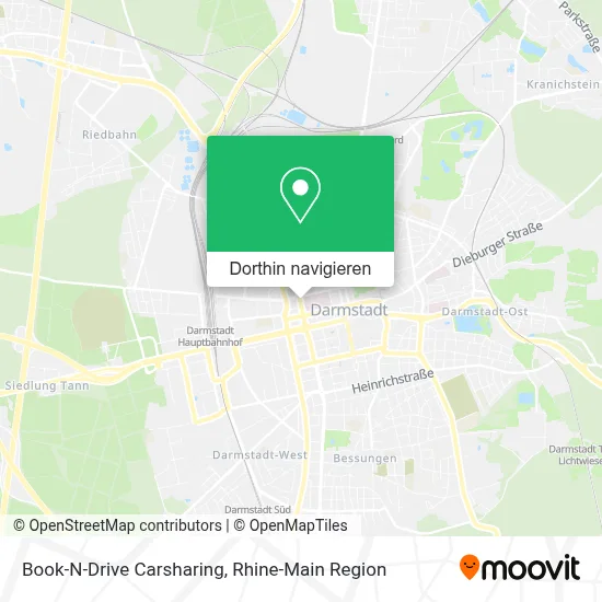 Book-N-Drive Carsharing Karte