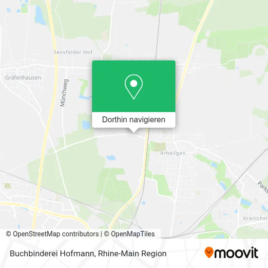Buchbinderei Hofmann Karte