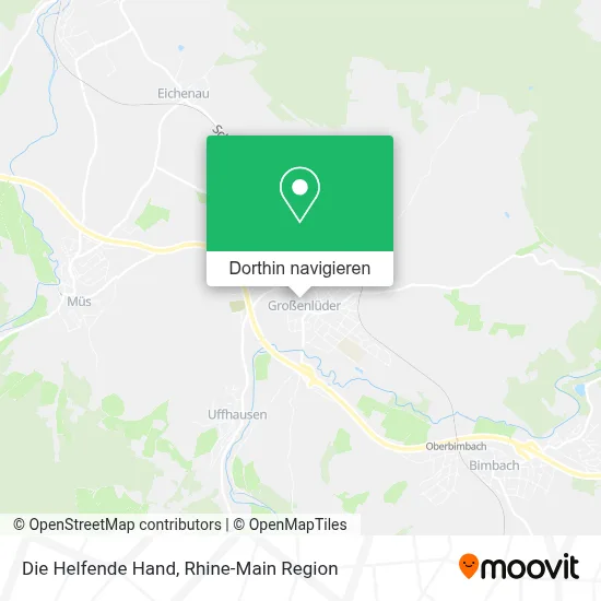 Die Helfende Hand Karte
