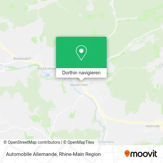 Automobile Allemande Karte