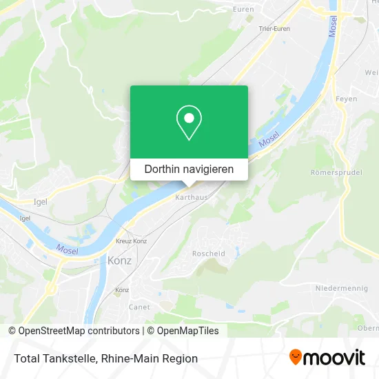 Total Tankstelle Karte