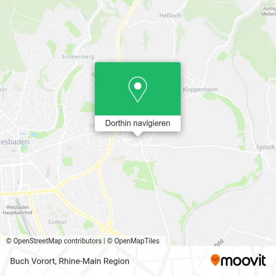 Buch Vorort Karte