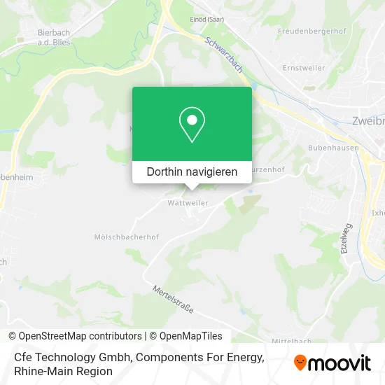 Cfe Technology Gmbh, Components For Energy Karte