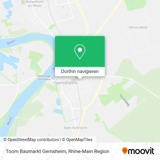 Toom Baumarkt Gernsheim Karte