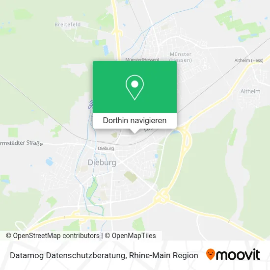 Datamog Datenschutzberatung Karte