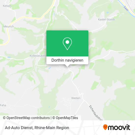 Ad-Auto Dienst Karte