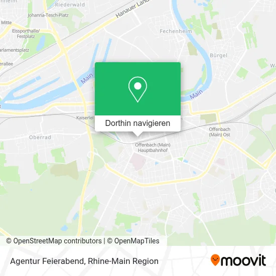 Agentur Feierabend Karte